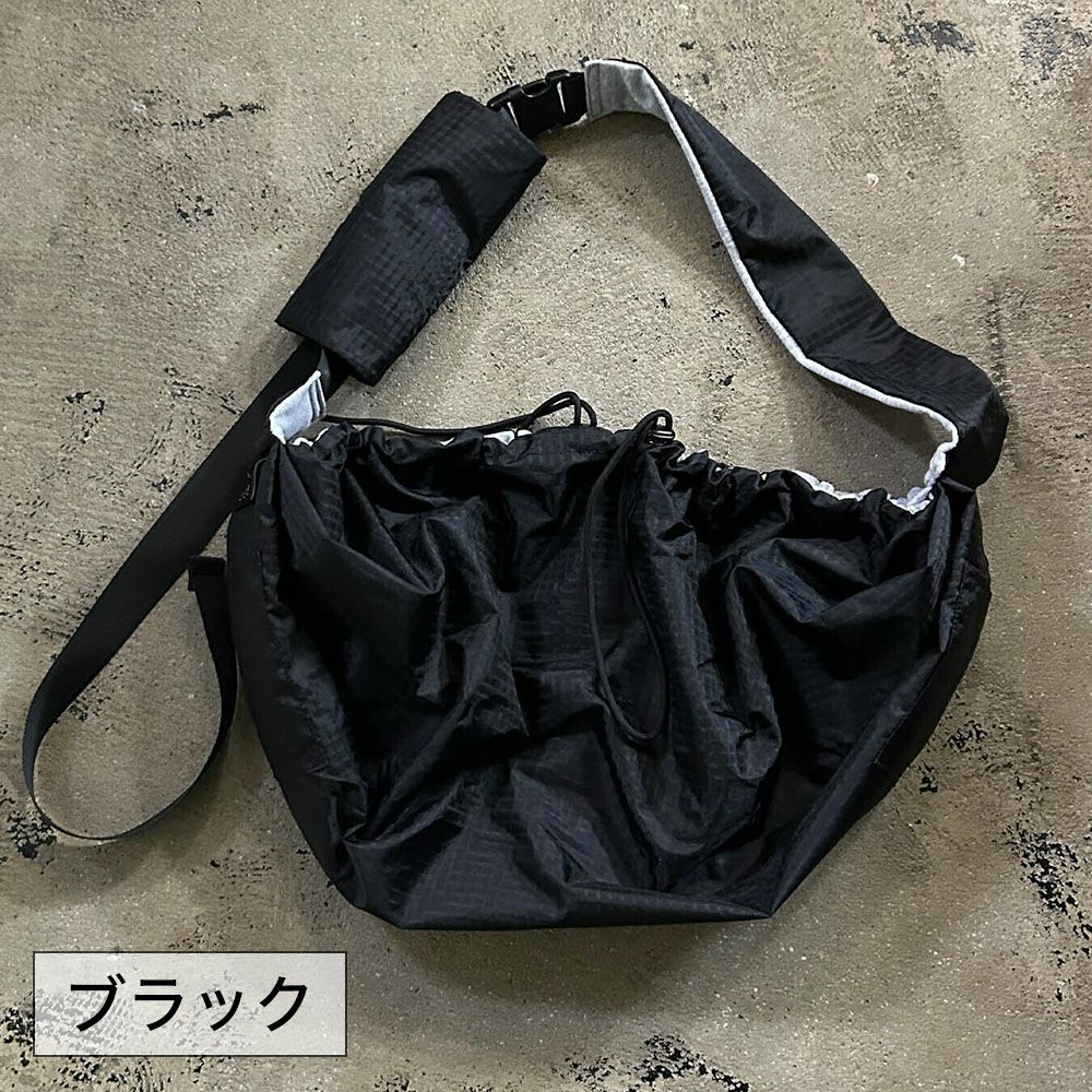 PUFF 撥水×スウェット リバーシブル ペットスリング 犬 猫 抱っこバッグ