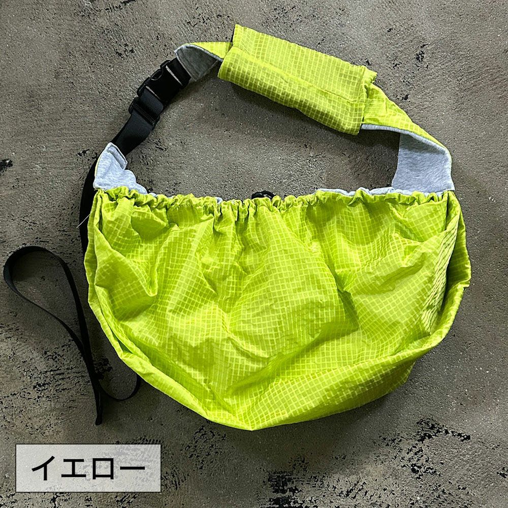 PUFF 撥水×スウェット リバーシブル ペットスリング 犬 猫 抱っこバッグ