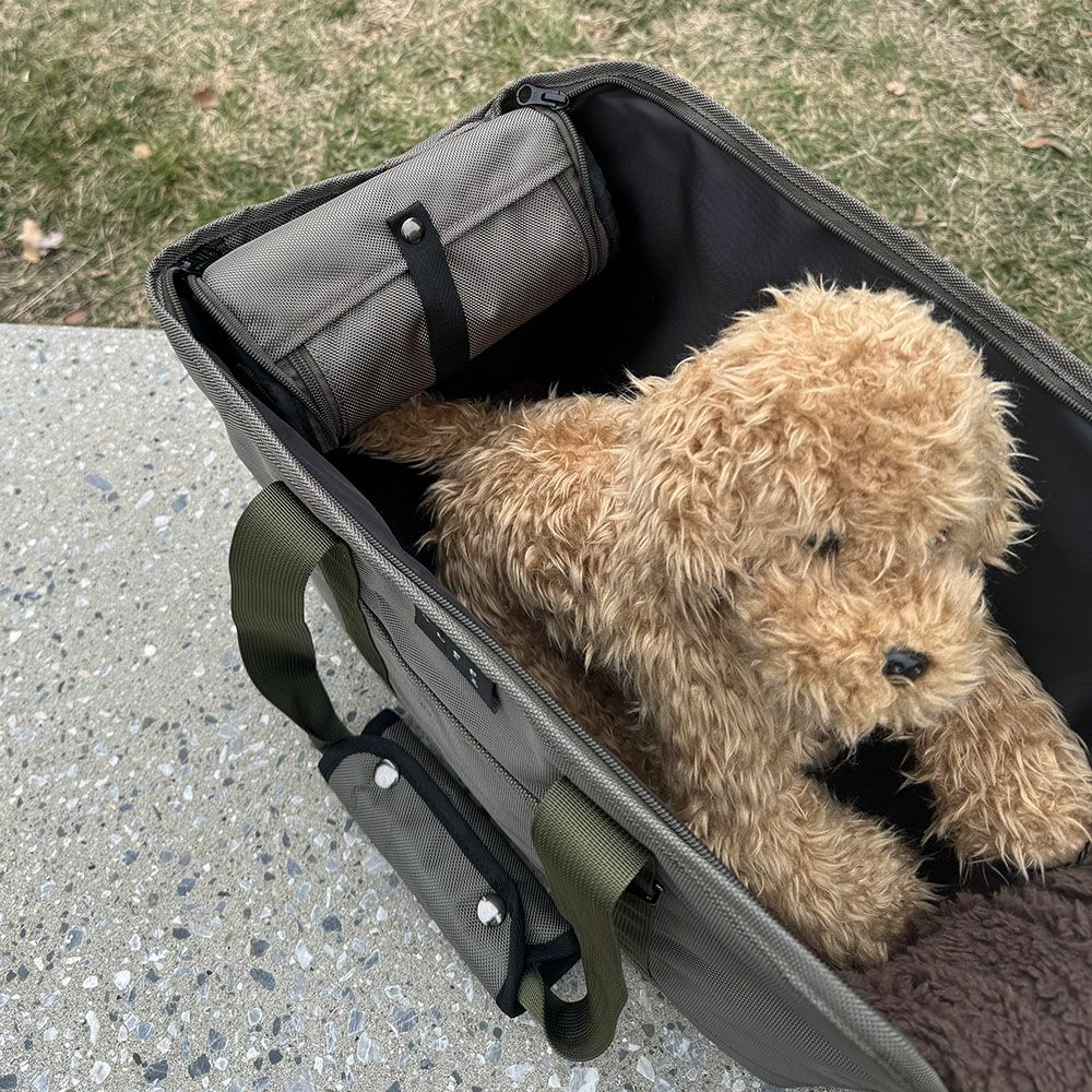 PUFF 撥水 ペットキャリートート Lサイズ 小型犬 6kgまで対応