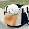 PUFF ペットキャリートート L キャンバス素材 小型犬 6kgまで おしゃれ 軽量 トートキャリー