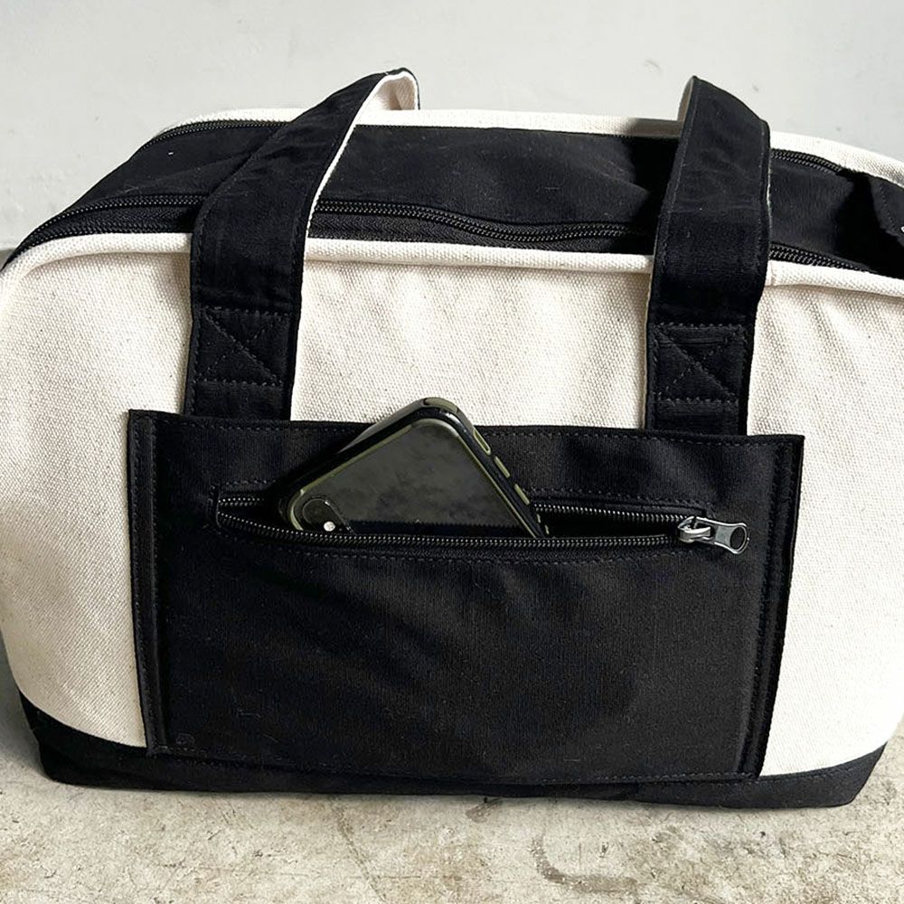 PUFF ペットキャリートート L キャンバス素材 小型犬 6kgまで おしゃれ 軽量 トートキャリー