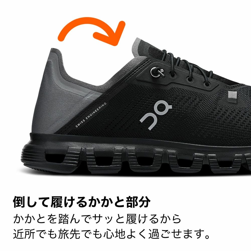 On Cloud6 Coast メンズ スニーカー 軽量 通気性 クッション性 かかとが踏める 2WAY仕様 旅行や日常に快適なトラベルスニーカー オン クラウド6 コースト