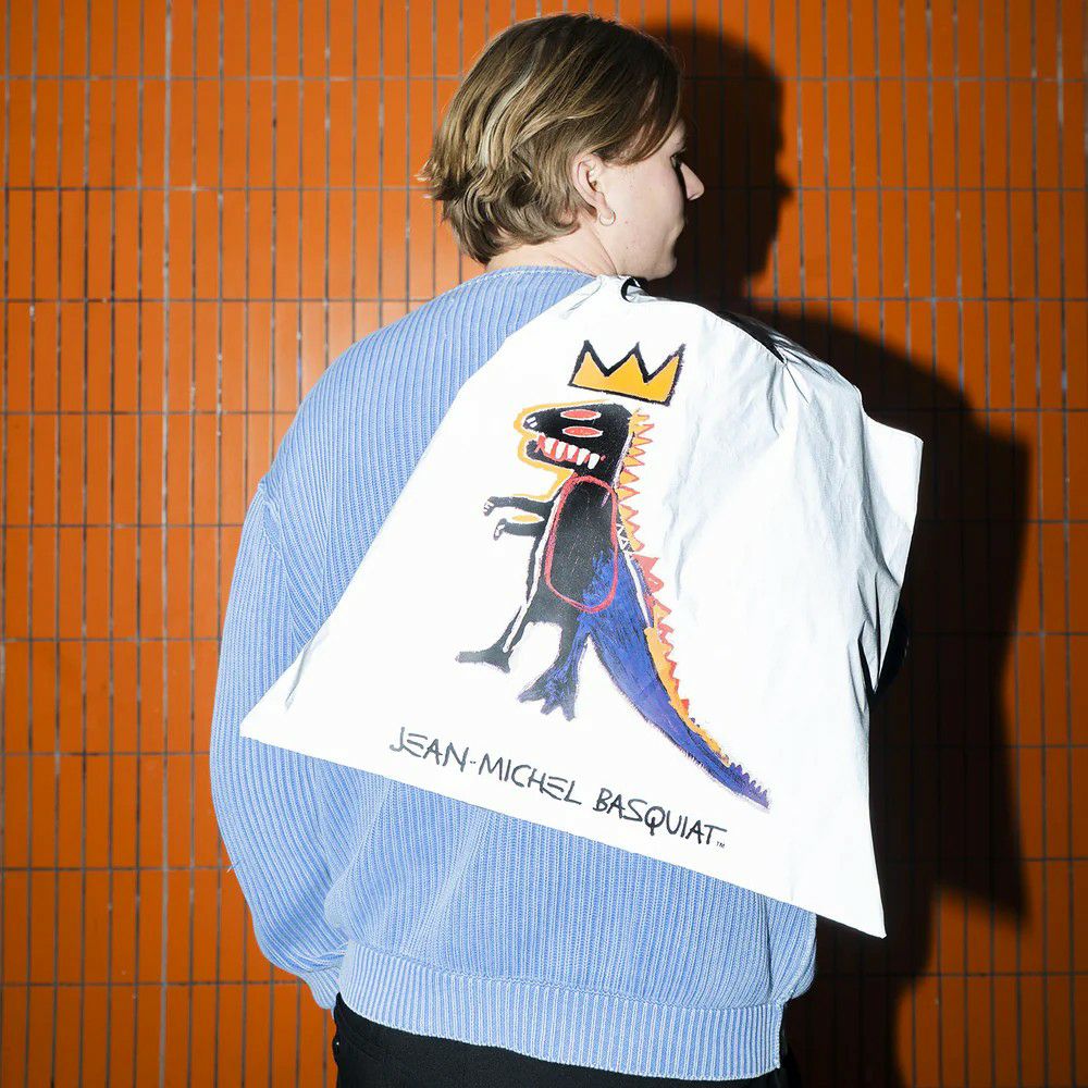 LOQI ローキー Reflective Bag BASQUIAT リフレクティブトートバッグ