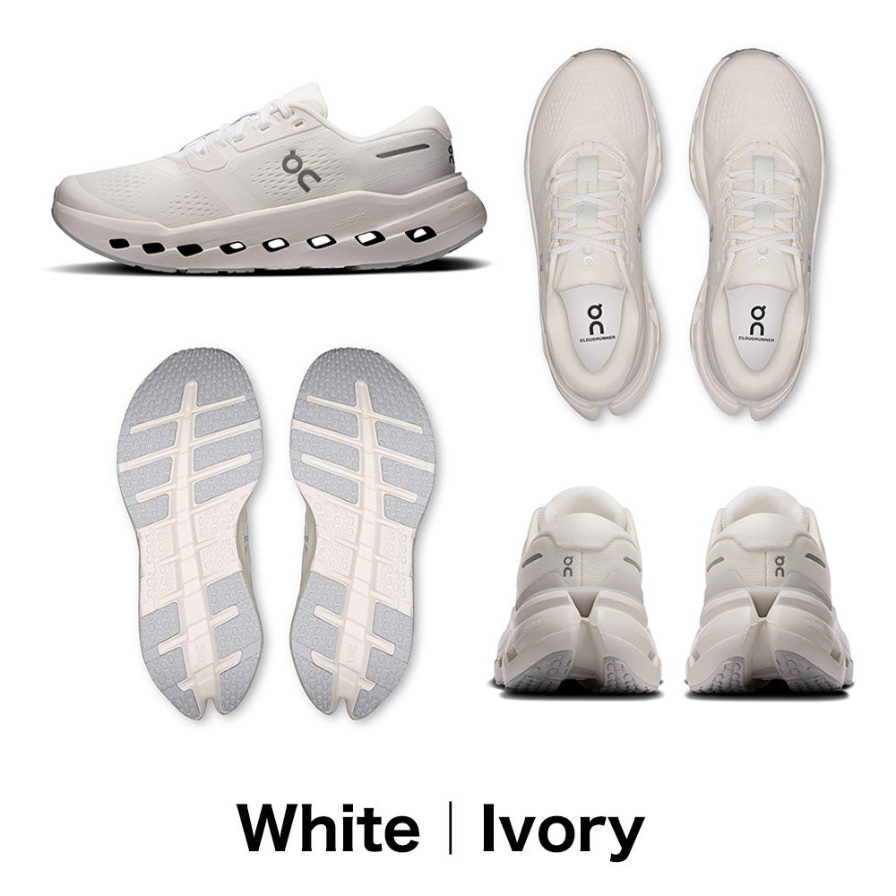 On ランニングシューズ レディース クラウドランナー3 オン Cloudrunner 3 安定 クッション 軽量 デイリーラン スニーカー