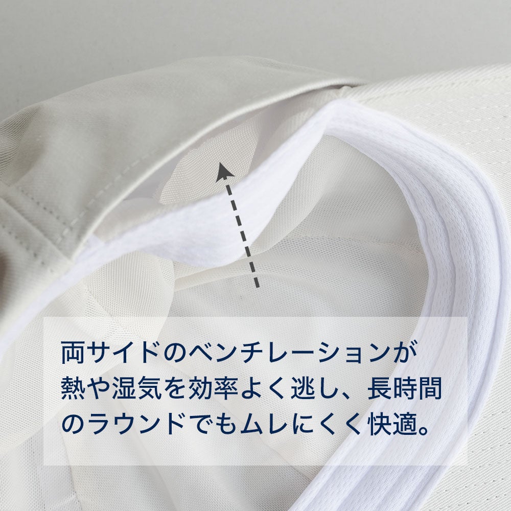 夏用ゴルフキャップ 遮熱-20℃ 接触冷感 遮光 UVカット UPF50+ 吸水速乾 抗菌 メンズ レディース NUTS GOLF