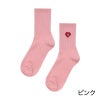 I HATE MONDAY アイヘイトマンデー ハートショートソックス