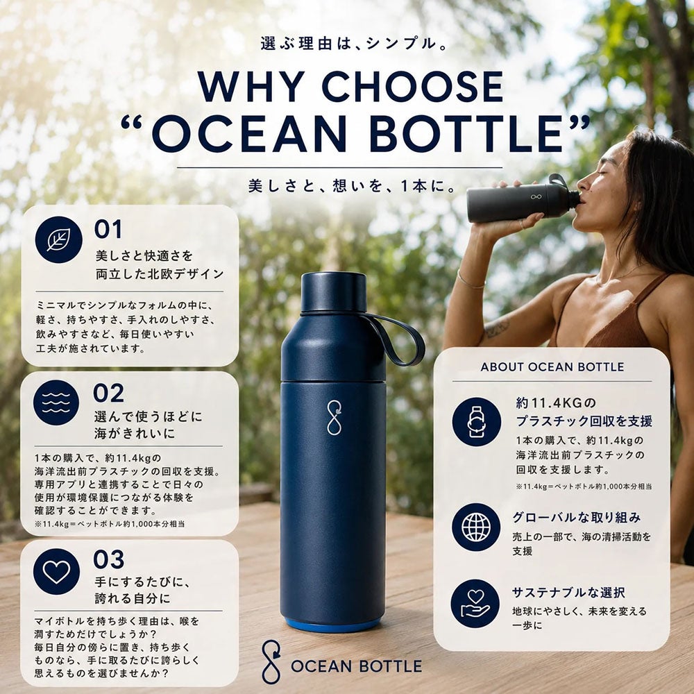 Ocean Bottle BREW COFFEE FLASK 350ml オーシャンボトル コーヒーボトル ステンレスボトル 水筒